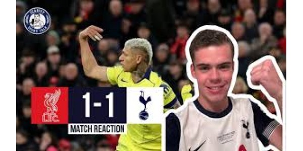 Liverpool zanotował zaskakujący remis 1-1 z Tottenhamem Hotspur.